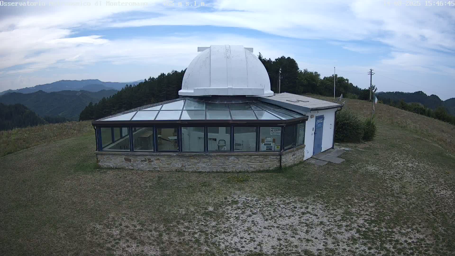 Brisighella, Mount Romano Astronomical Observatory Live Cam - Ravenna, Italy