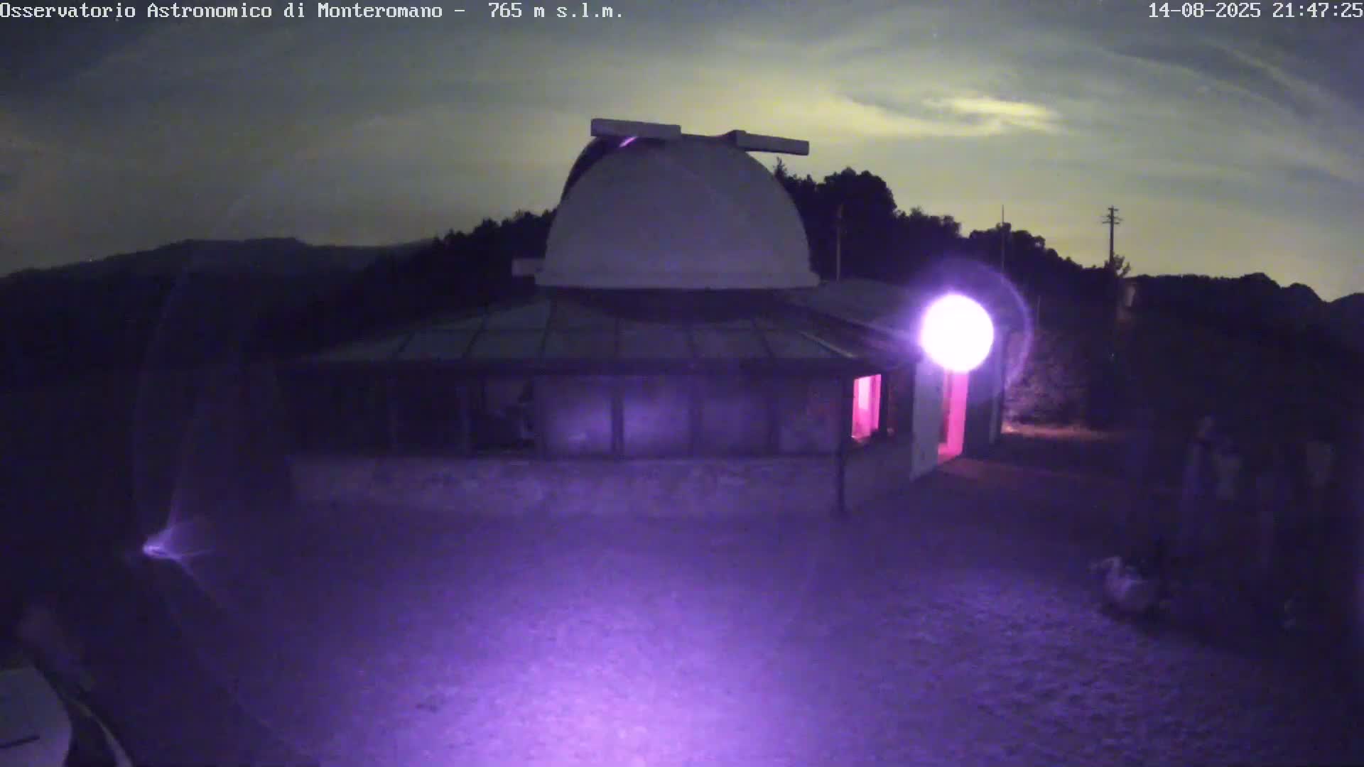 Brisighella, Mount Romano Astronomical Observatory Live Cam - Ravenna, Italy