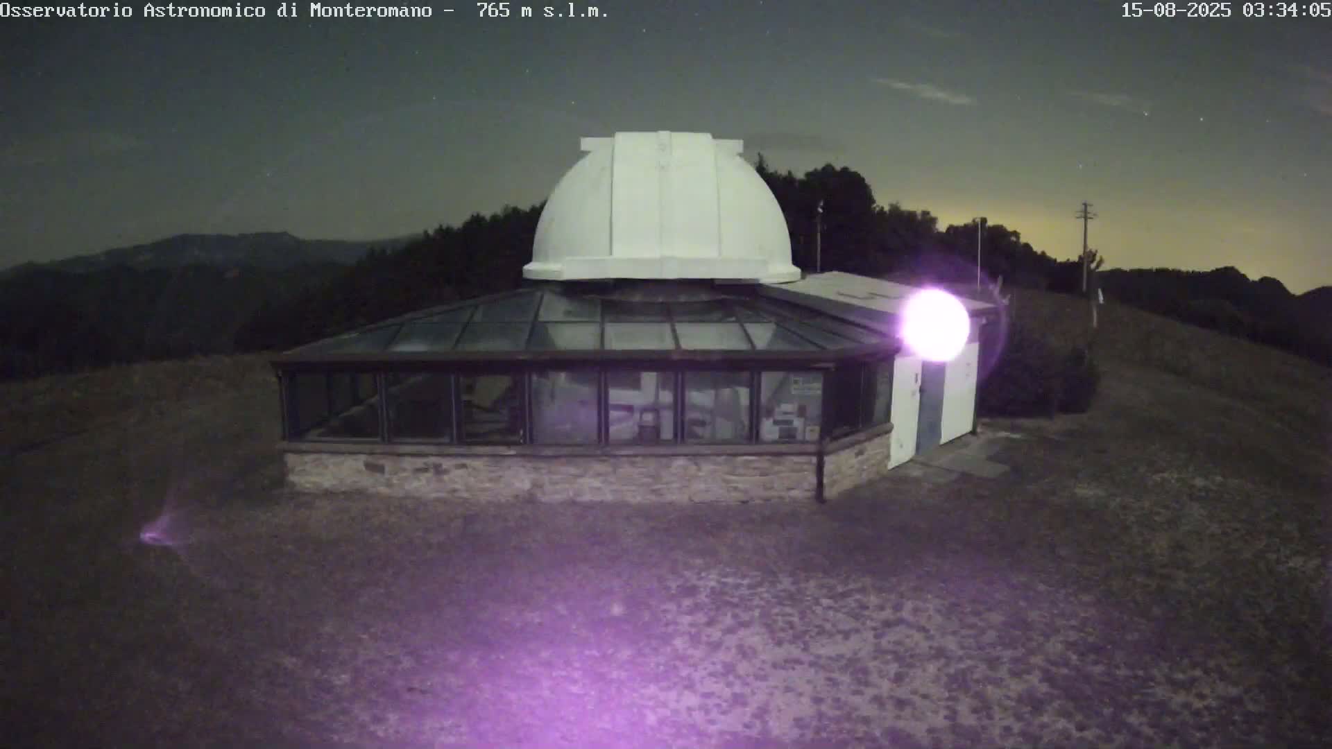 Brisighella, Mount Romano Astronomical Observatory Live Cam - Ravenna, Italy