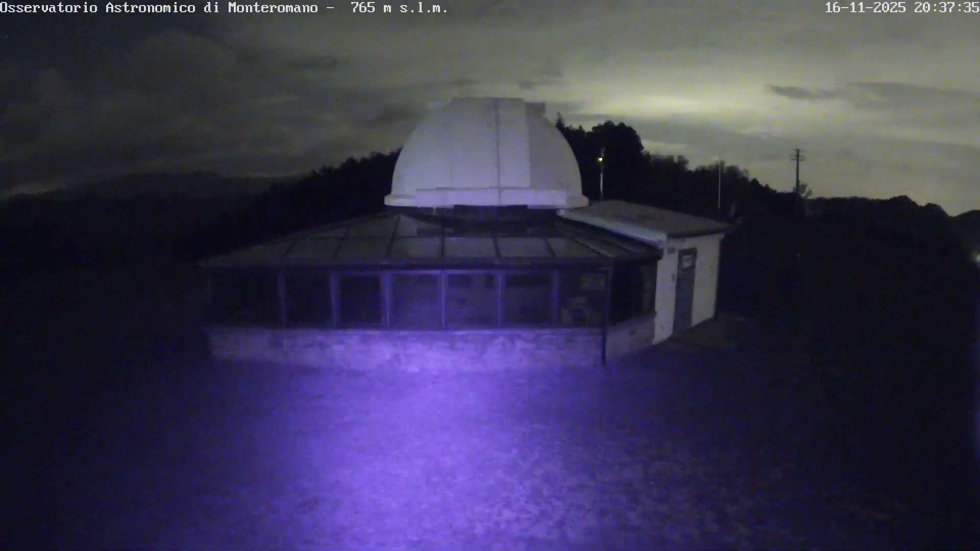 Brisighella, Mount Romano Astronomical Observatory Live Cam - Ravenna, Italy