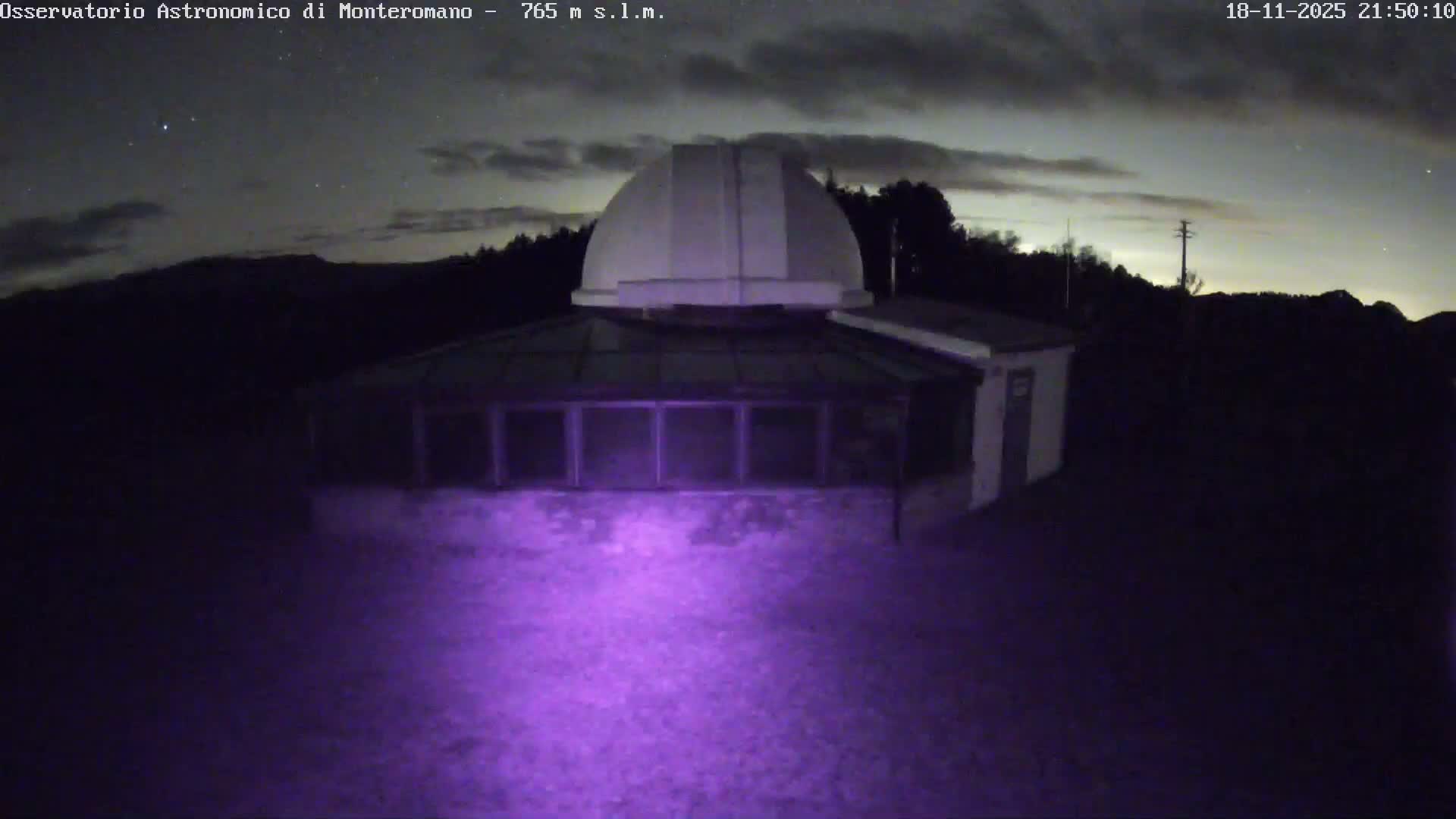 Brisighella, Mount Romano Astronomical Observatory Live Cam - Ravenna, Italy