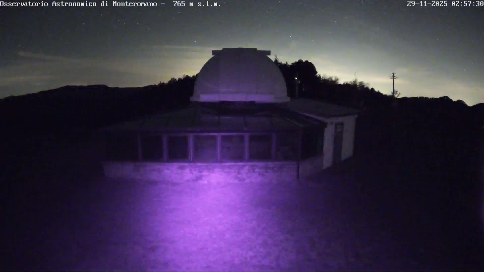 Brisighella, Mount Romano Astronomical Observatory Live Cam - Ravenna, Italy