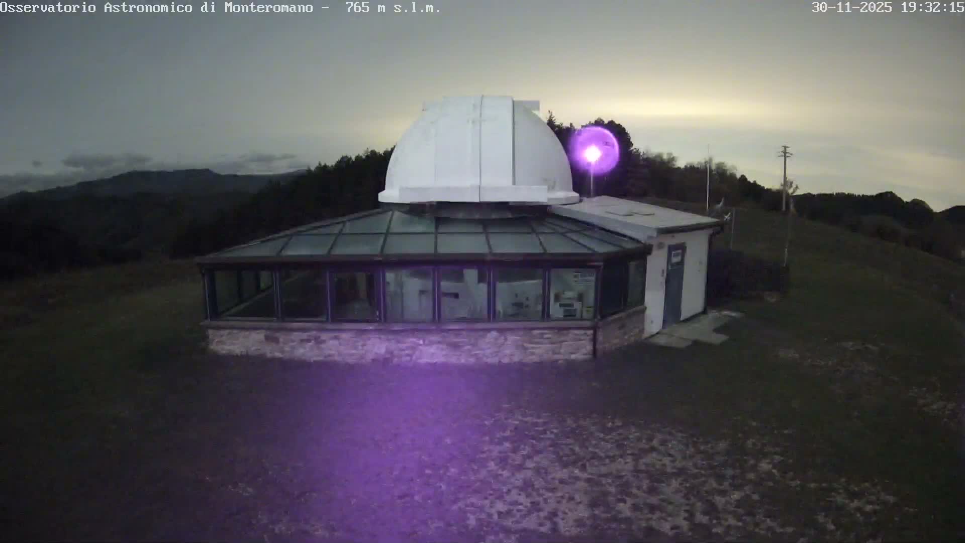 Brisighella, Mount Romano Astronomical Observatory Live Cam - Ravenna, Italy