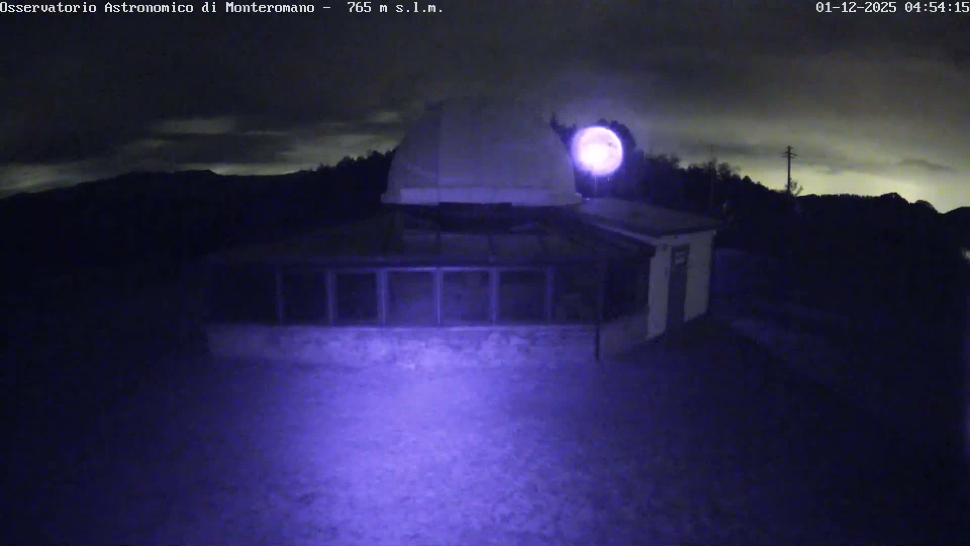 Brisighella, Mount Romano Astronomical Observatory Live Cam - Ravenna, Italy