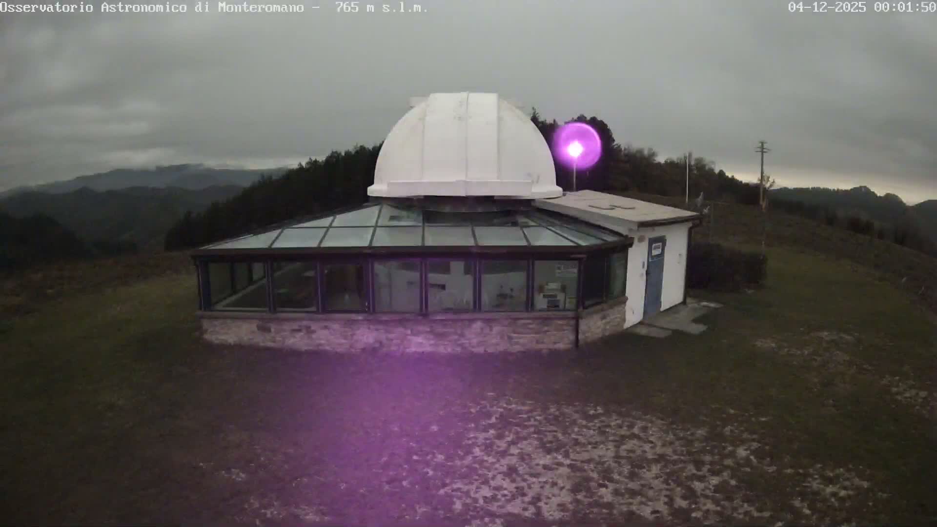 Brisighella, Mount Romano Astronomical Observatory Live Cam - Ravenna, Italy