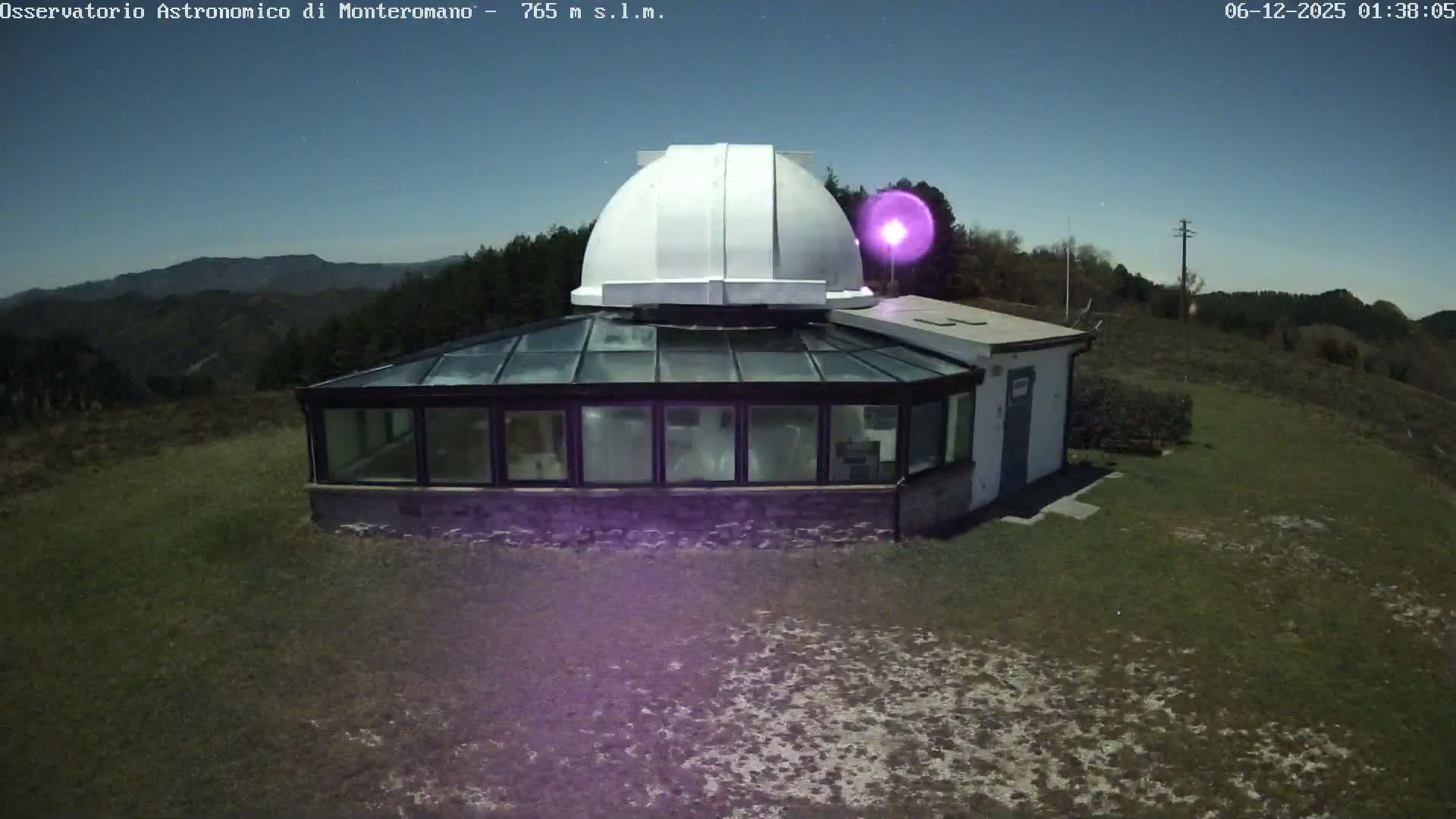 Brisighella, Mount Romano Astronomical Observatory Live Cam - Ravenna, Italy