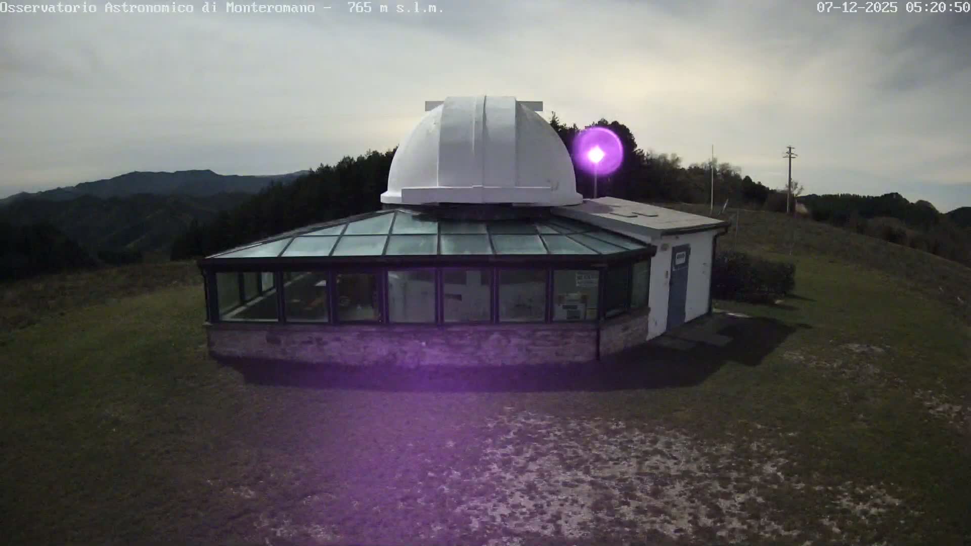 Brisighella, Mount Romano Astronomical Observatory Live Cam - Ravenna, Italy