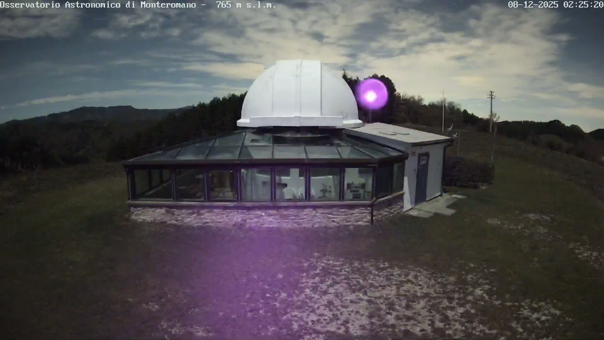 Brisighella, Mount Romano Astronomical Observatory Live Cam - Ravenna, Italy