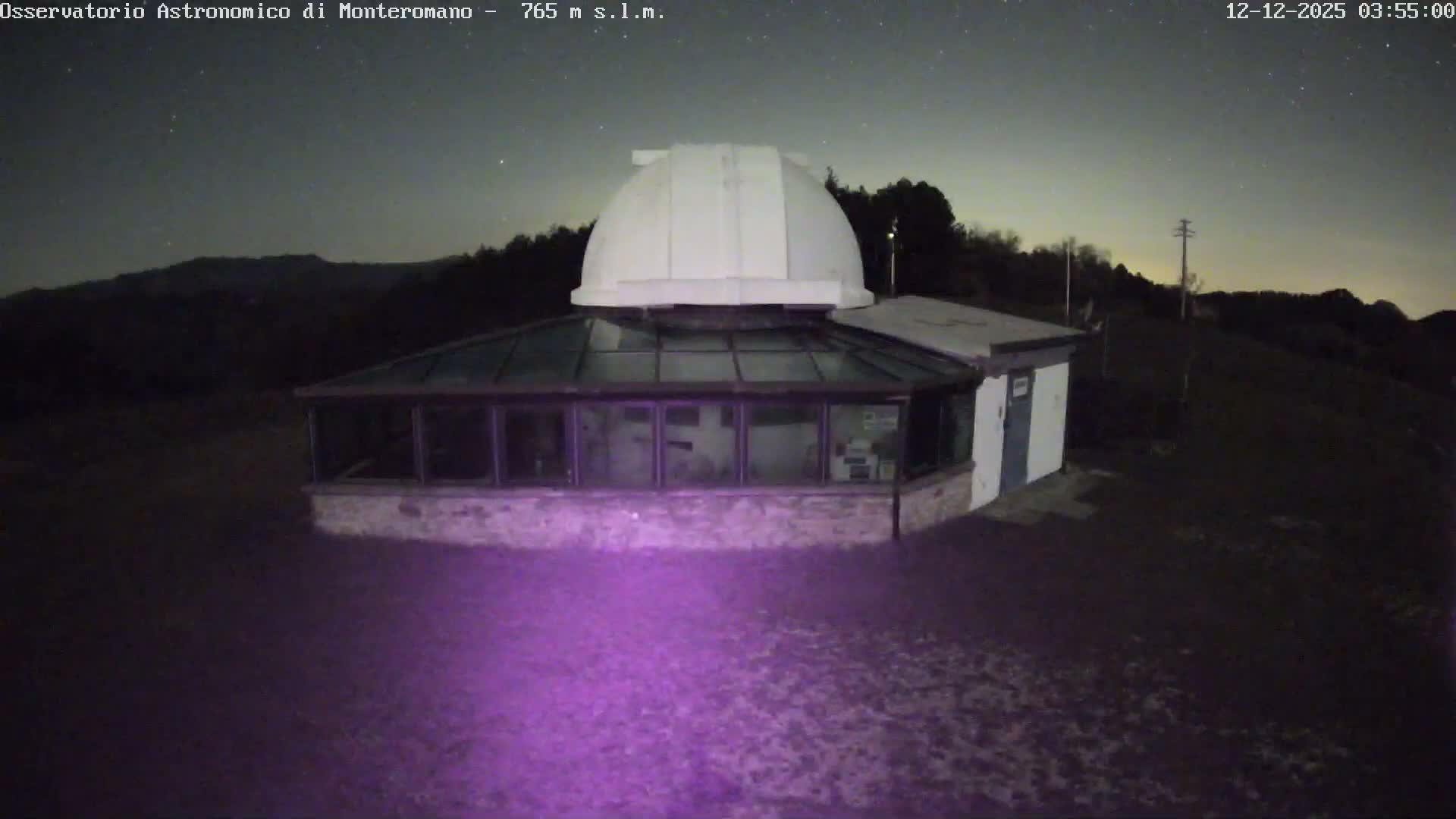 Brisighella, Mount Romano Astronomical Observatory Live Cam - Ravenna, Italy