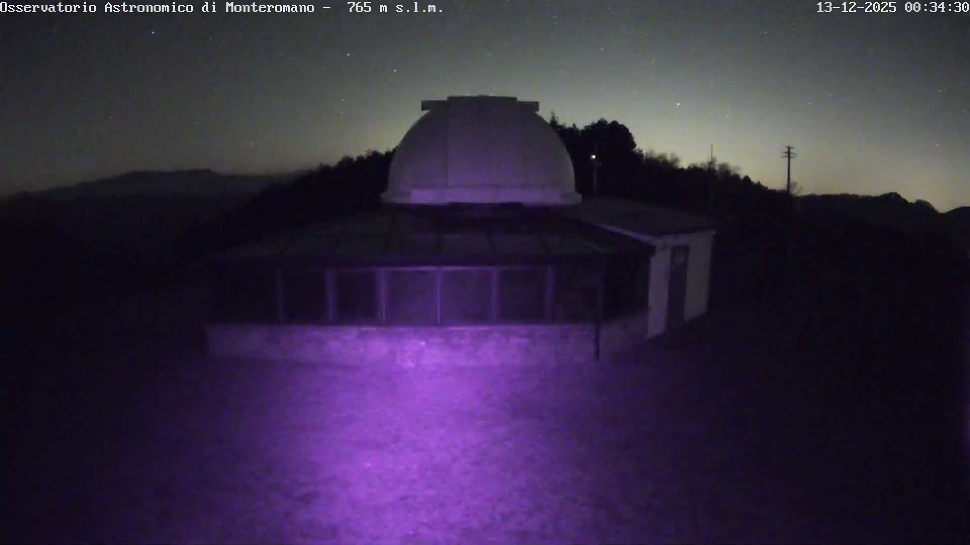 Brisighella, Mount Romano Astronomical Observatory Live Cam - Ravenna, Italy