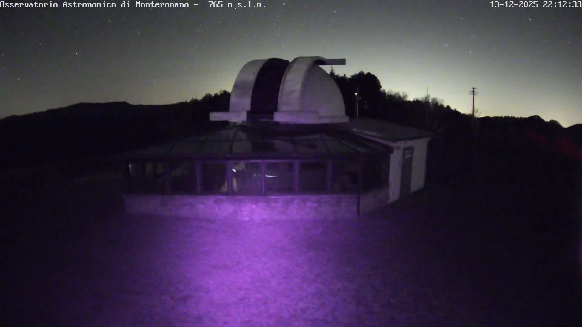 Brisighella, Mount Romano Astronomical Observatory Live Cam - Ravenna, Italy