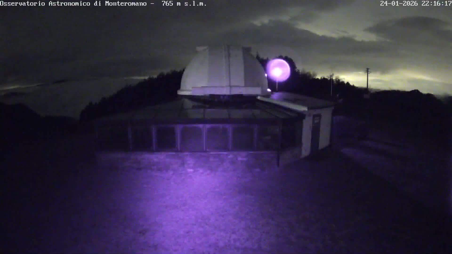 Brisighella, Mount Romano Astronomical Observatory Live Cam - Ravenna, Italy