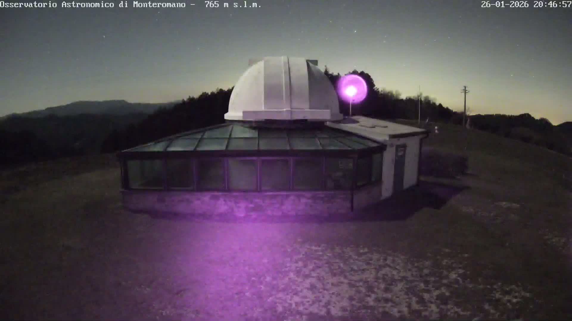Brisighella, Mount Romano Astronomical Observatory Live Cam - Ravenna, Italy