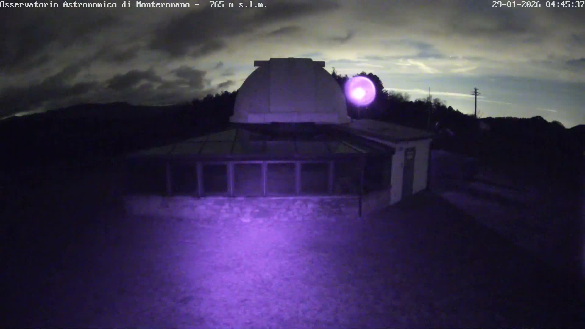 Brisighella, Mount Romano Astronomical Observatory Live Cam - Ravenna, Italy