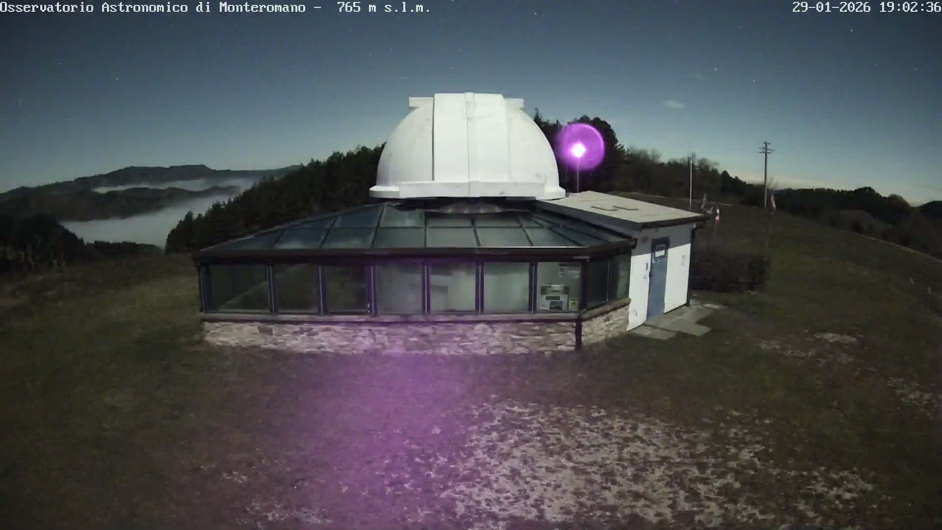 Brisighella, Mount Romano Astronomical Observatory Live Cam - Ravenna, Italy