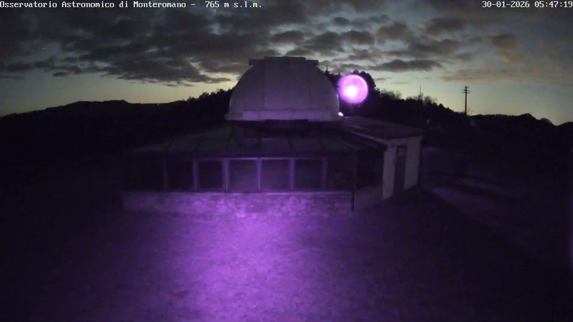 Brisighella, Mount Romano Astronomical Observatory Live Cam - Ravenna, Italy