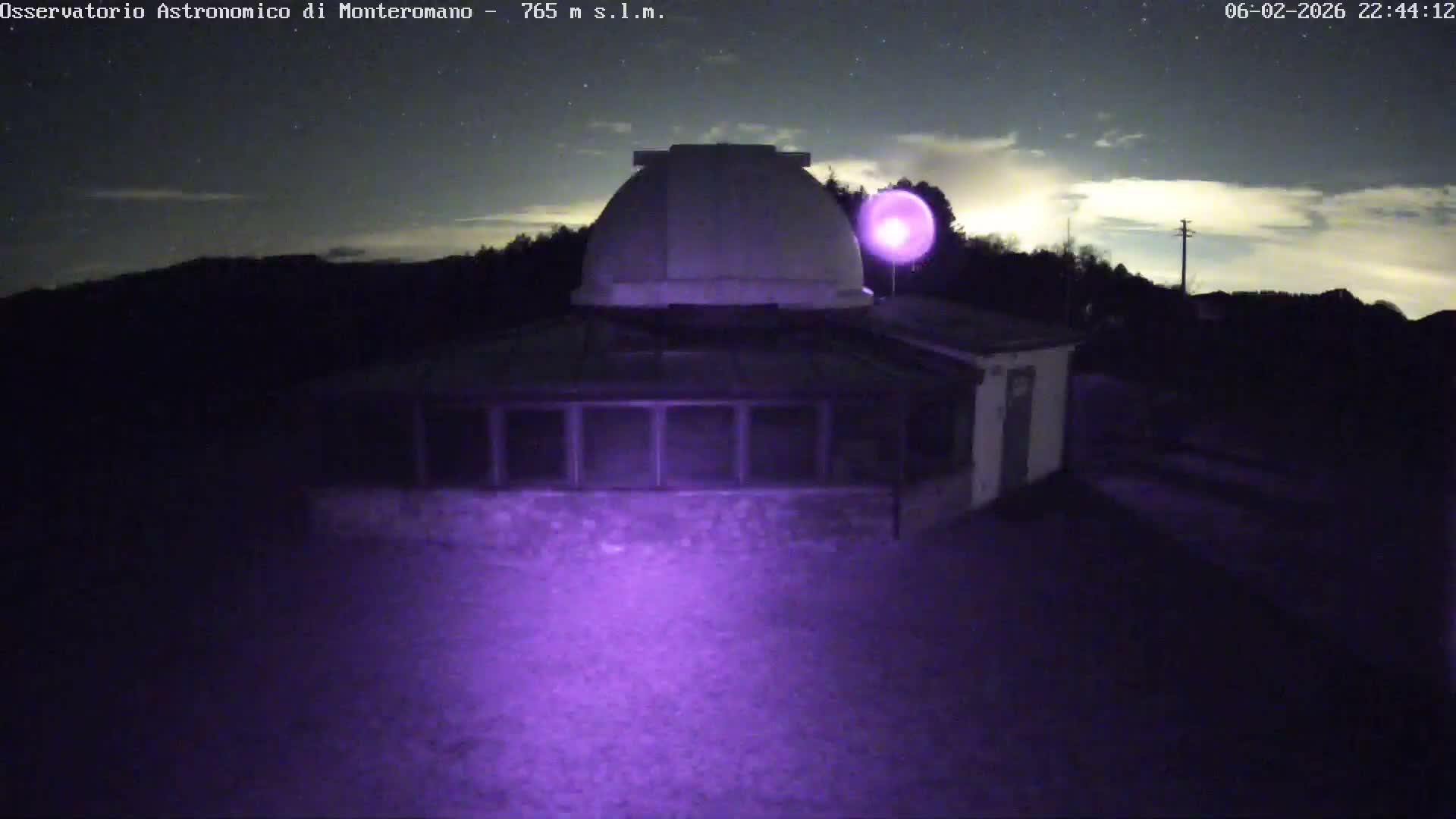 Brisighella, Mount Romano Astronomical Observatory Live Cam - Ravenna, Italy