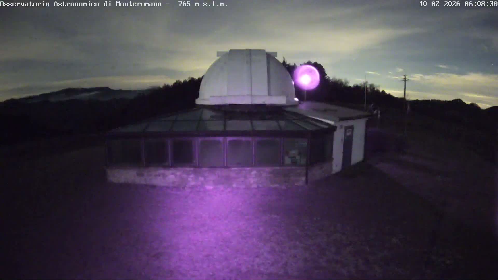 Brisighella, Mount Romano Astronomical Observatory Live Cam - Ravenna, Italy