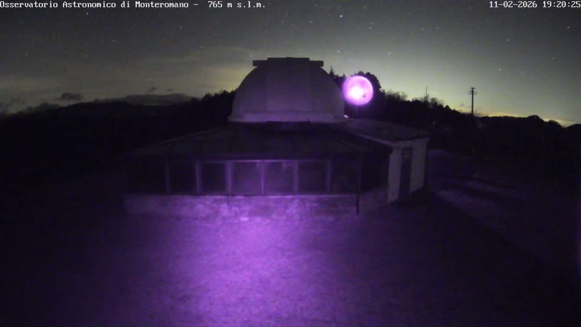 Brisighella, Mount Romano Astronomical Observatory Live Cam - Ravenna, Italy