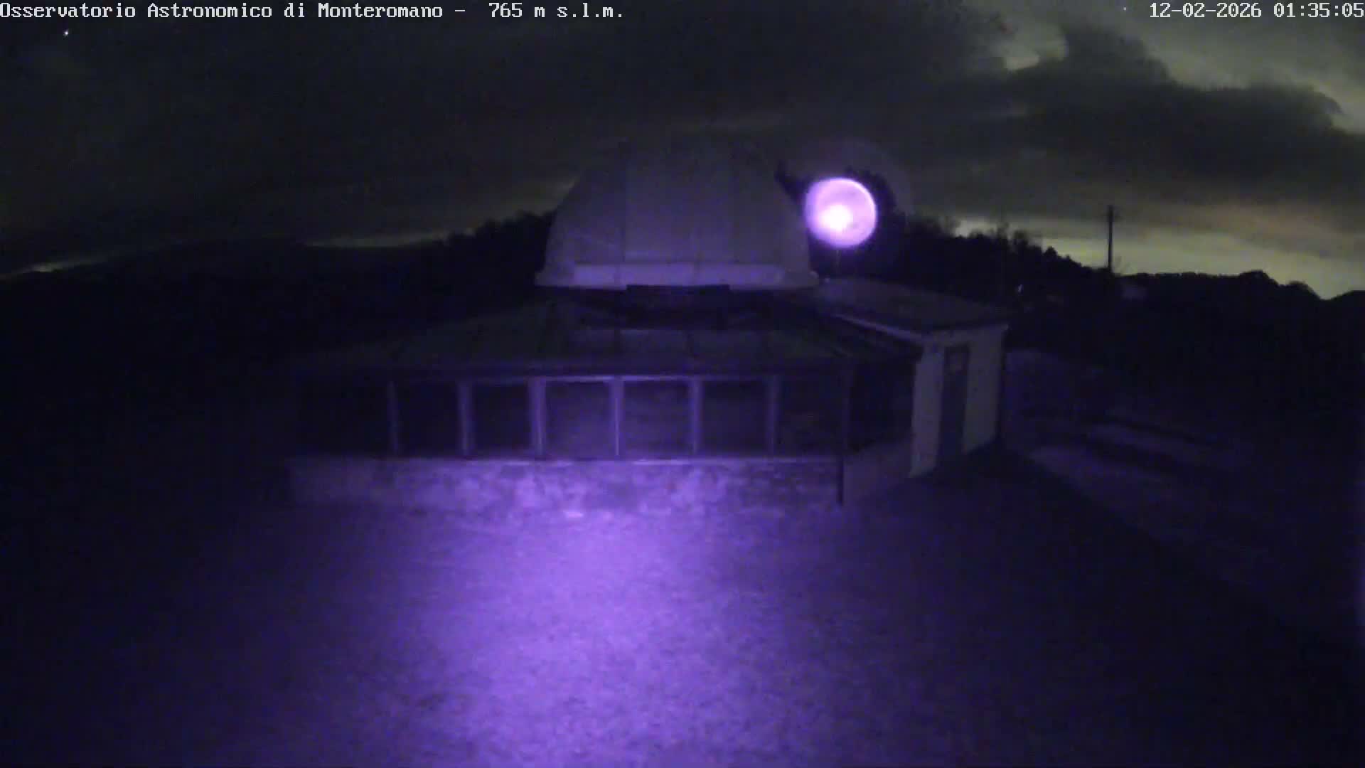 Brisighella, Mount Romano Astronomical Observatory Live Cam - Ravenna, Italy