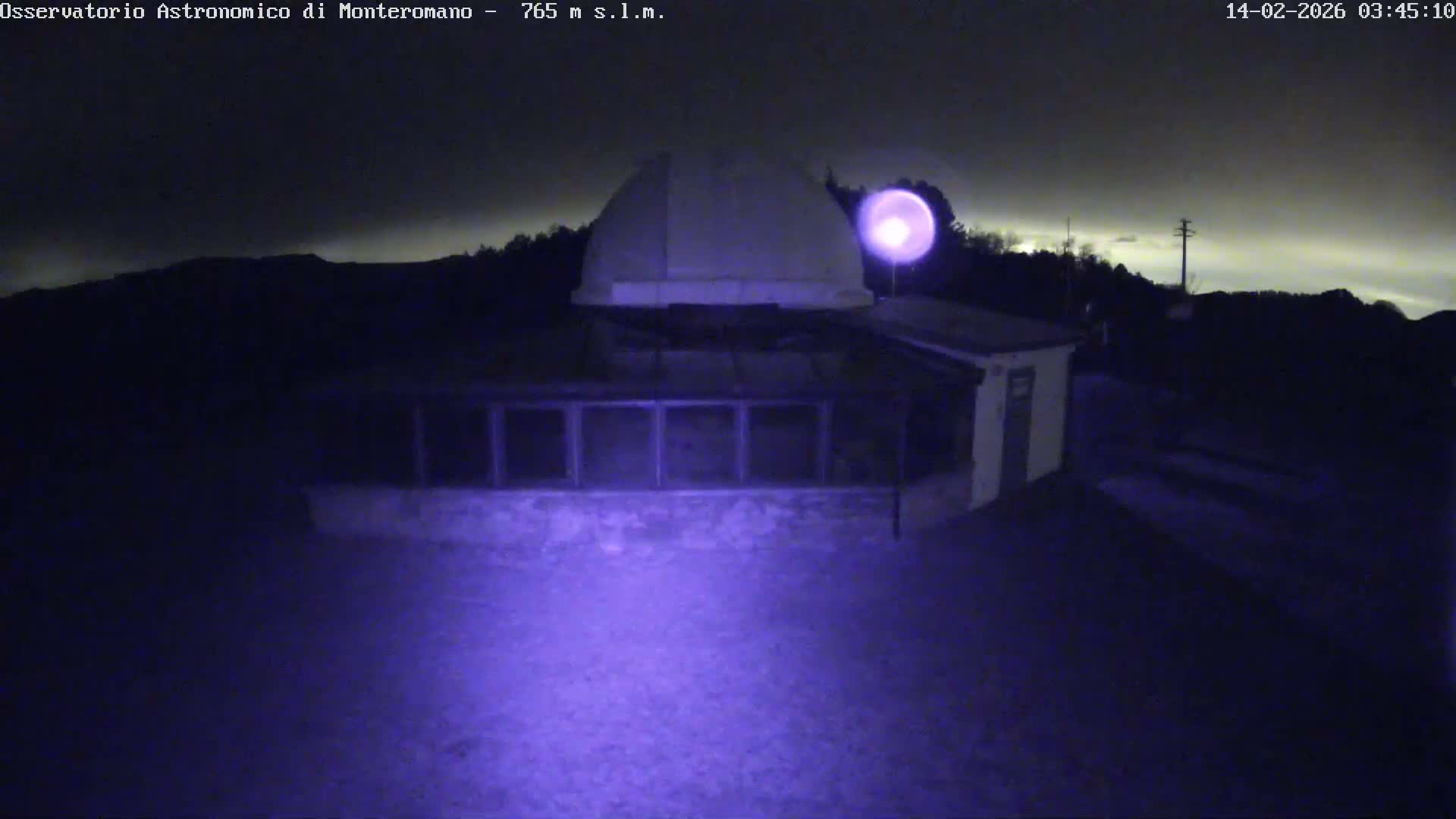 Brisighella, Mount Romano Astronomical Observatory Live Cam - Ravenna, Italy