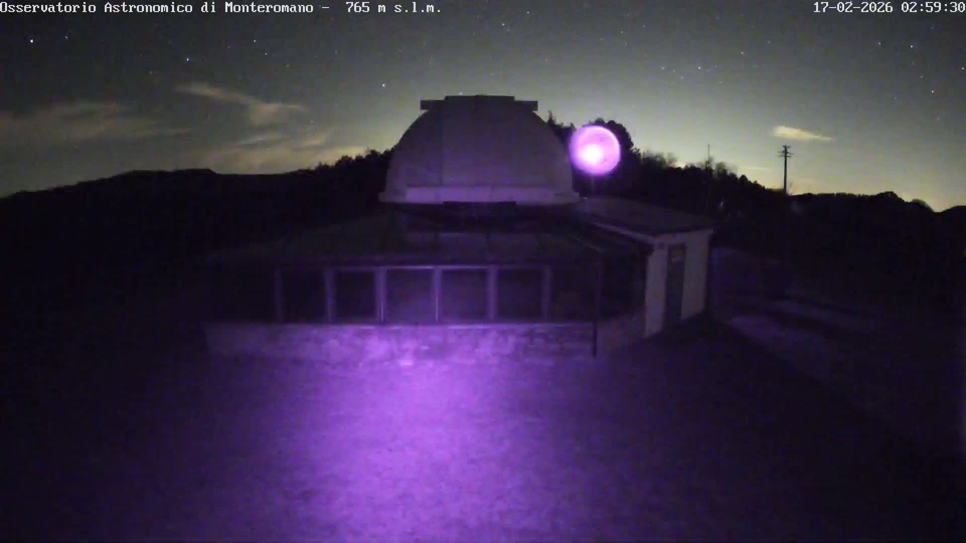Brisighella, Mount Romano Astronomical Observatory Live Cam - Ravenna, Italy