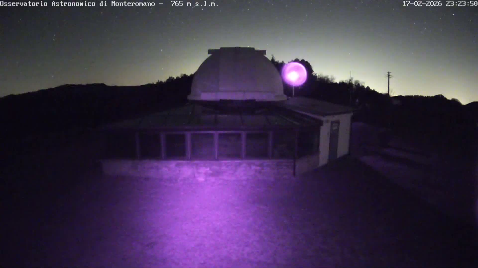 Brisighella, Mount Romano Astronomical Observatory Live Cam - Ravenna, Italy