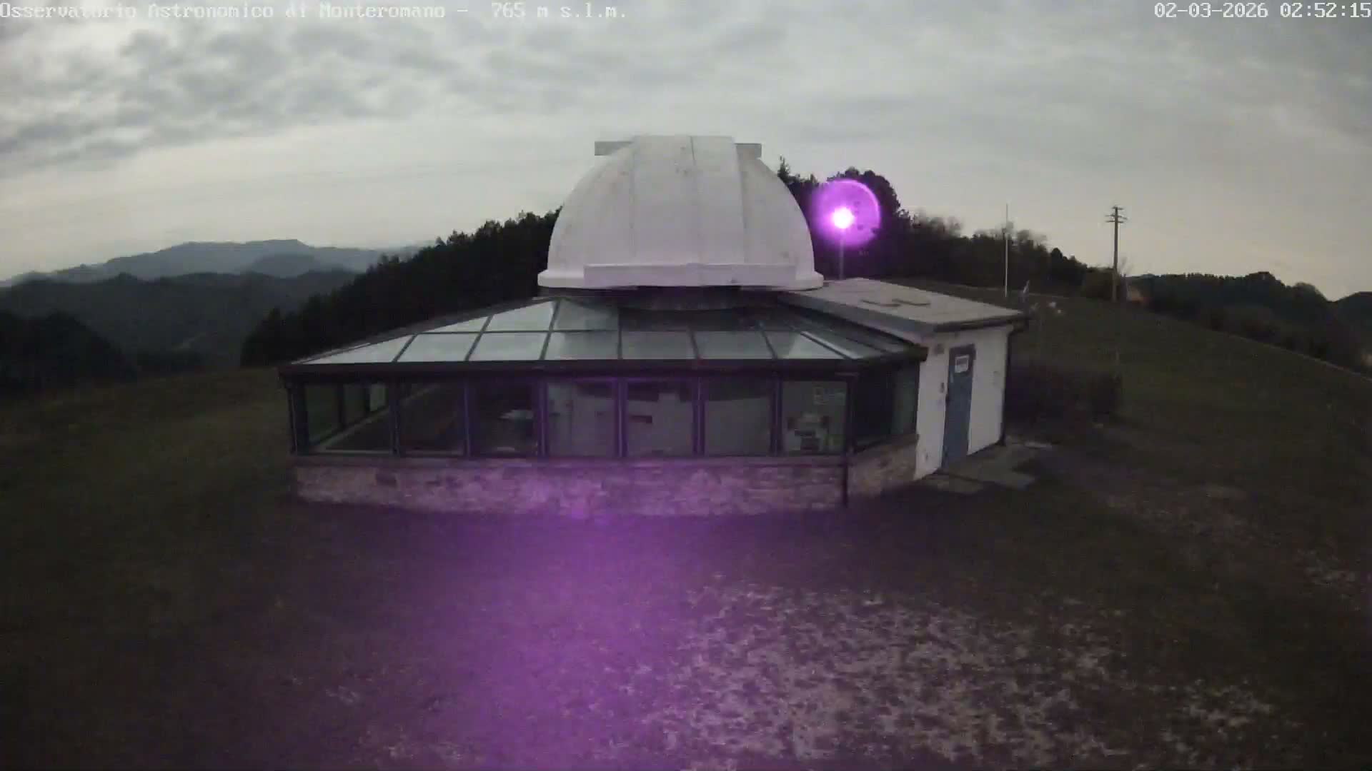 Brisighella, Mount Romano Astronomical Observatory Live Cam - Ravenna, Italy