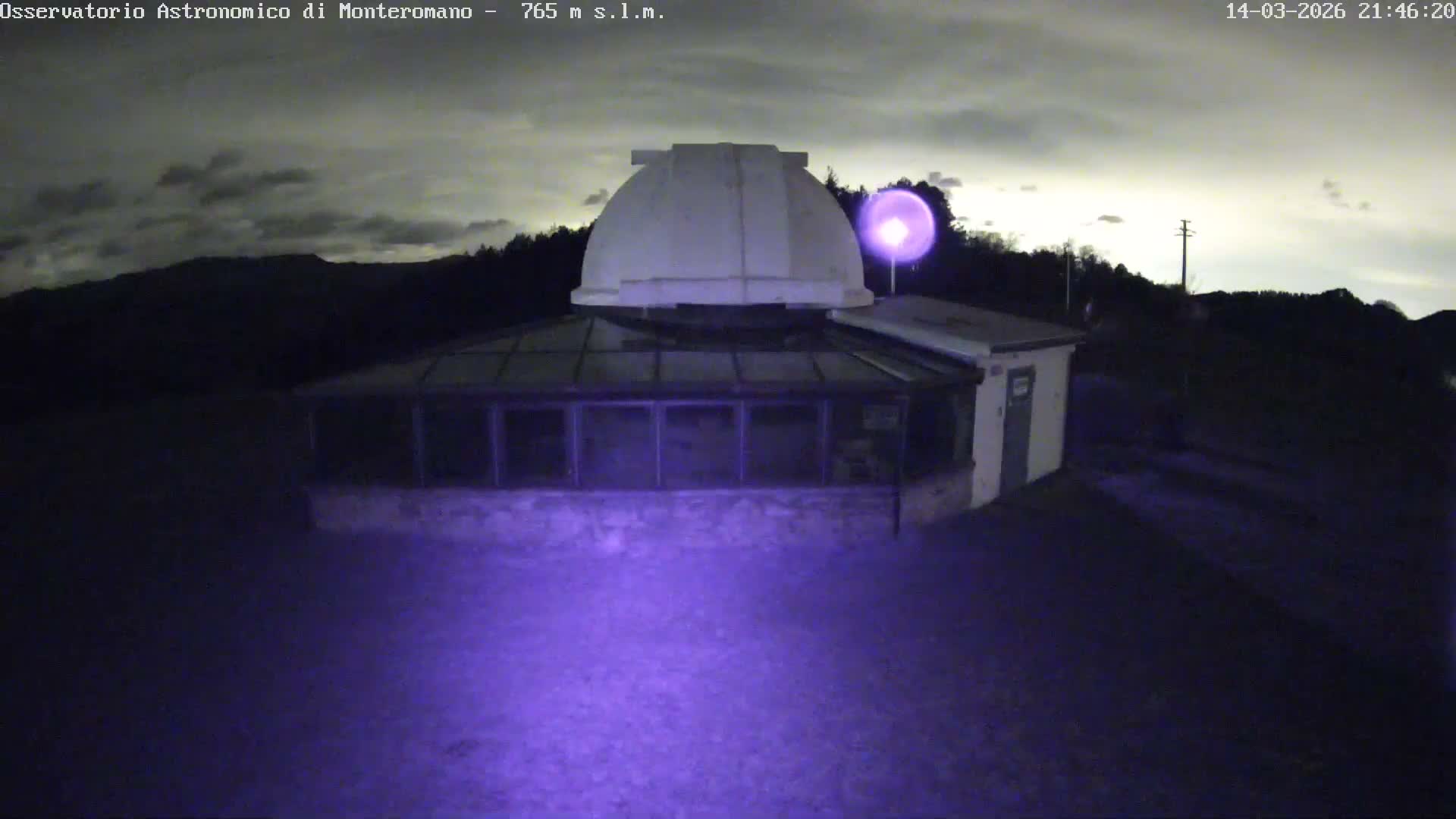 Brisighella, Mount Romano Astronomical Observatory Live Cam - Ravenna, Italy