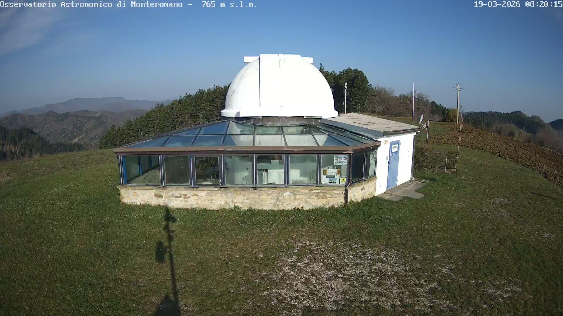 Brisighella, Mount Romano Astronomical Observatory Live Cam - Ravenna, Italy