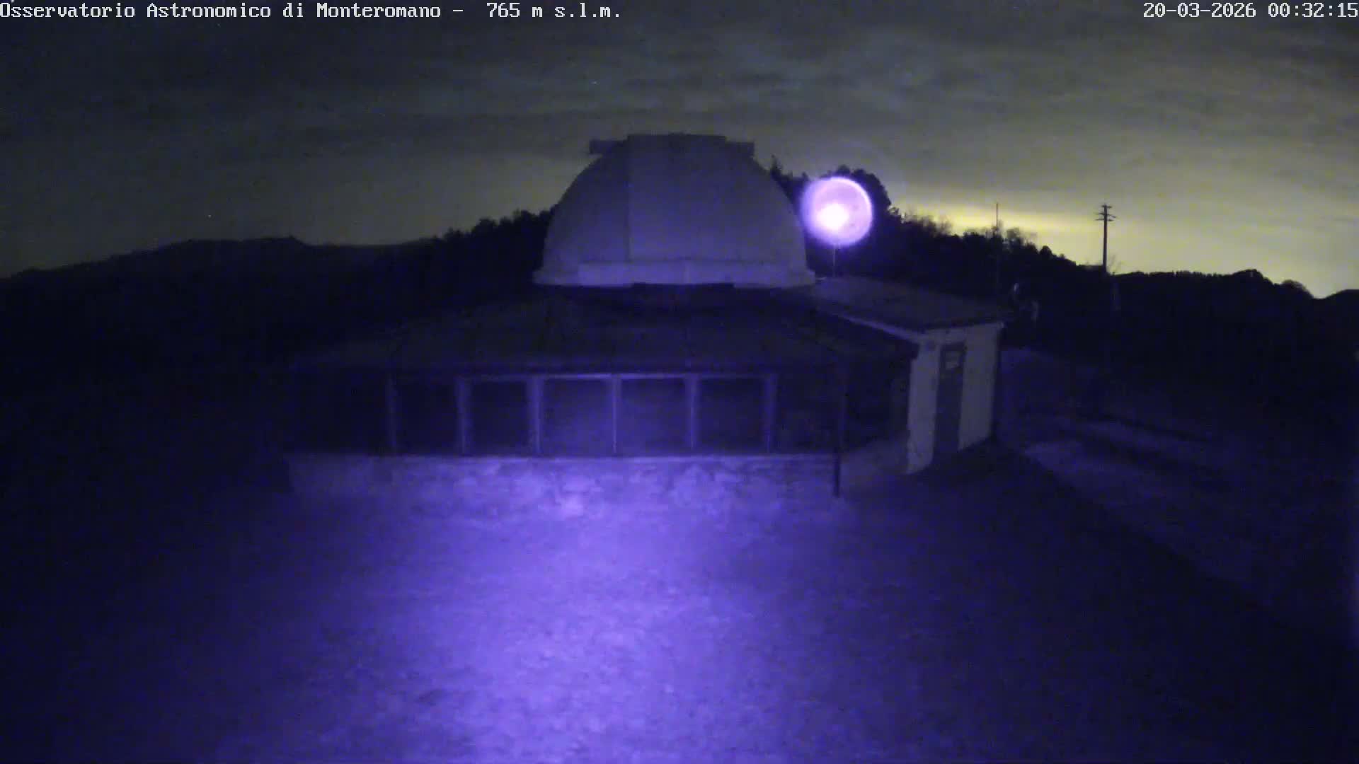 Brisighella, Mount Romano Astronomical Observatory Live Cam - Ravenna, Italy