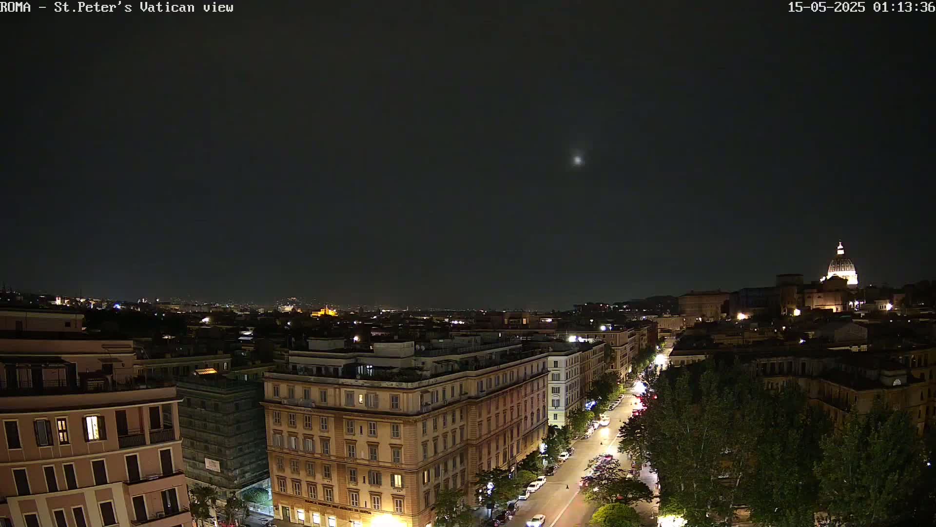 Rome Skyline, Dome of St. Peter's - Vatican View Live Cam - Lazio, Italy