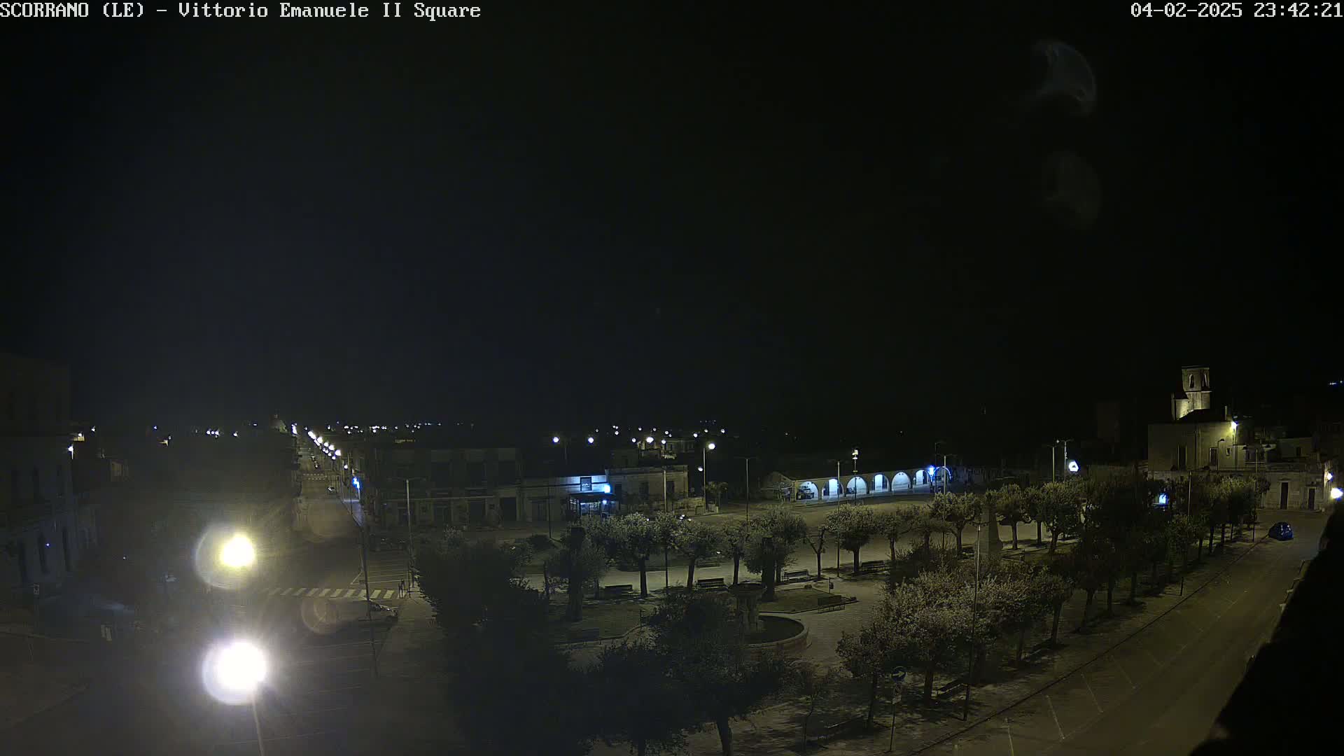 Scorrano, Piazza Vittorio Emanuele II Square Live Cam - Apulia, Italy