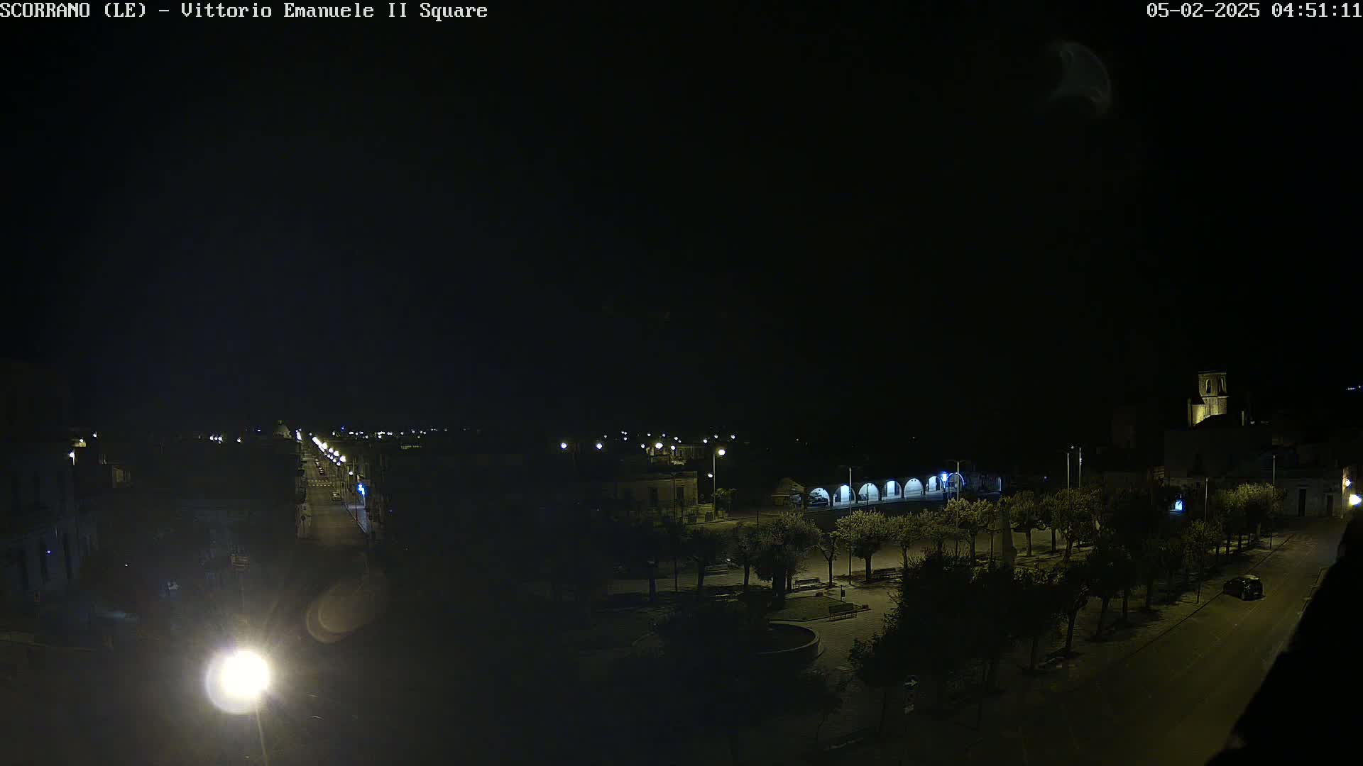 Scorrano, Piazza Vittorio Emanuele II Square Live Cam - Apulia, Italy