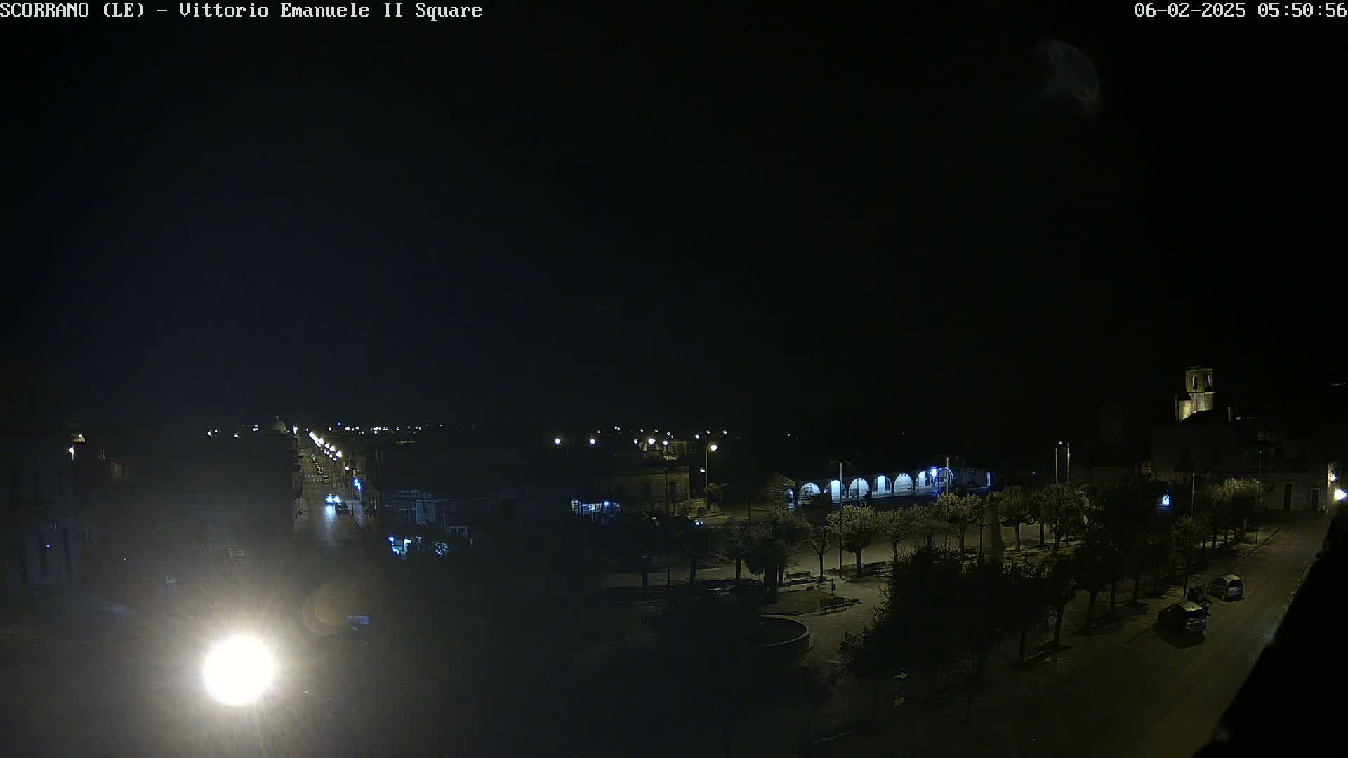 Scorrano, Piazza Vittorio Emanuele II Square Live Cam - Apulia, Italy