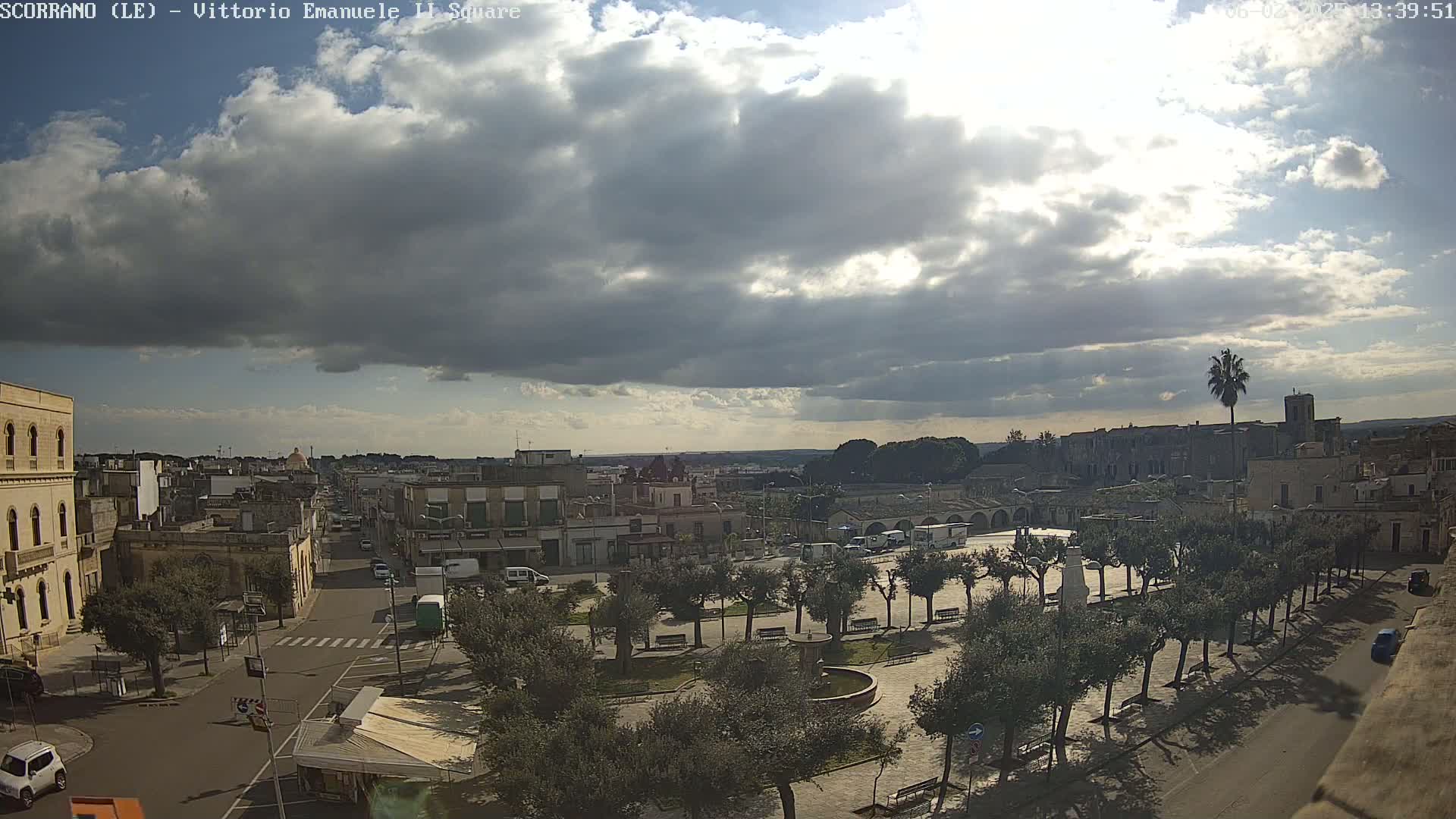 Scorrano, Piazza Vittorio Emanuele II Square Live Cam - Apulia, Italy
