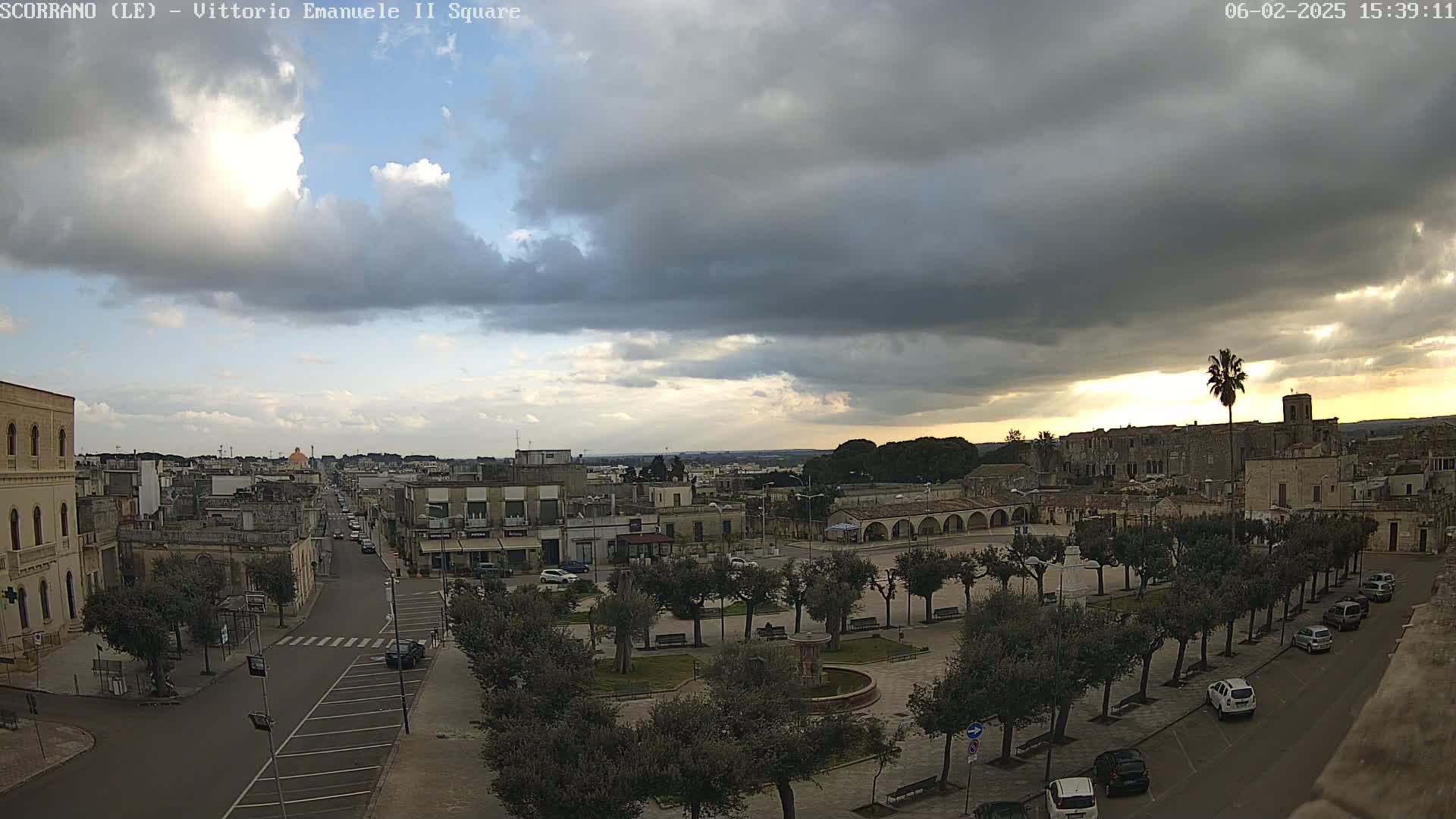 Scorrano, Piazza Vittorio Emanuele II Square Live Cam - Apulia, Italy