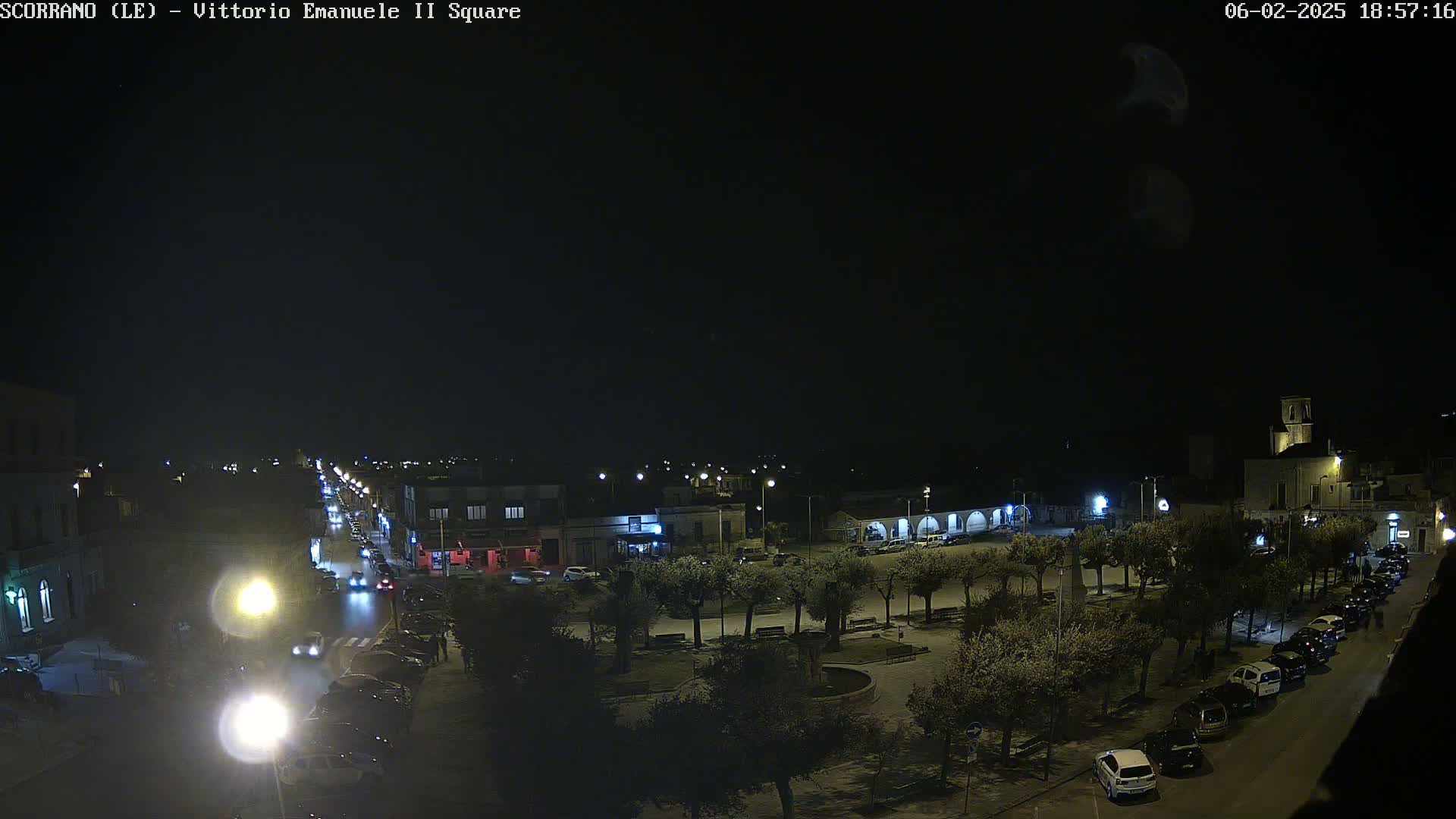 Scorrano, Piazza Vittorio Emanuele II Square Live Cam - Apulia, Italy