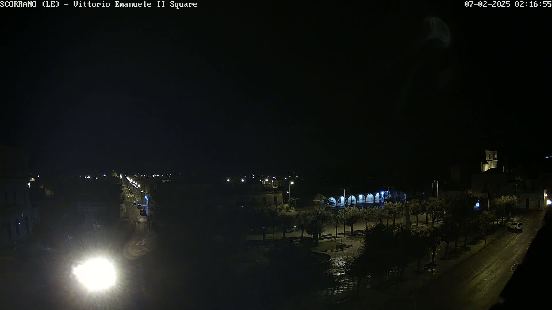 Scorrano, Piazza Vittorio Emanuele II Square Live Cam - Apulia, Italy
