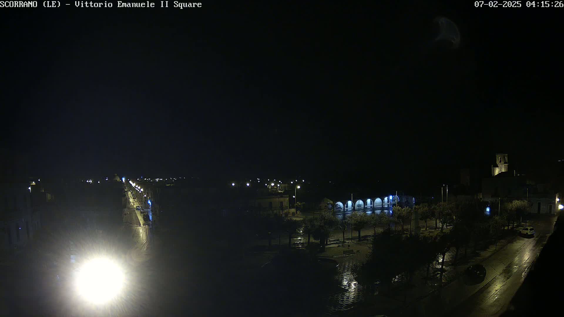 Scorrano, Piazza Vittorio Emanuele II Square Live Cam - Apulia, Italy
