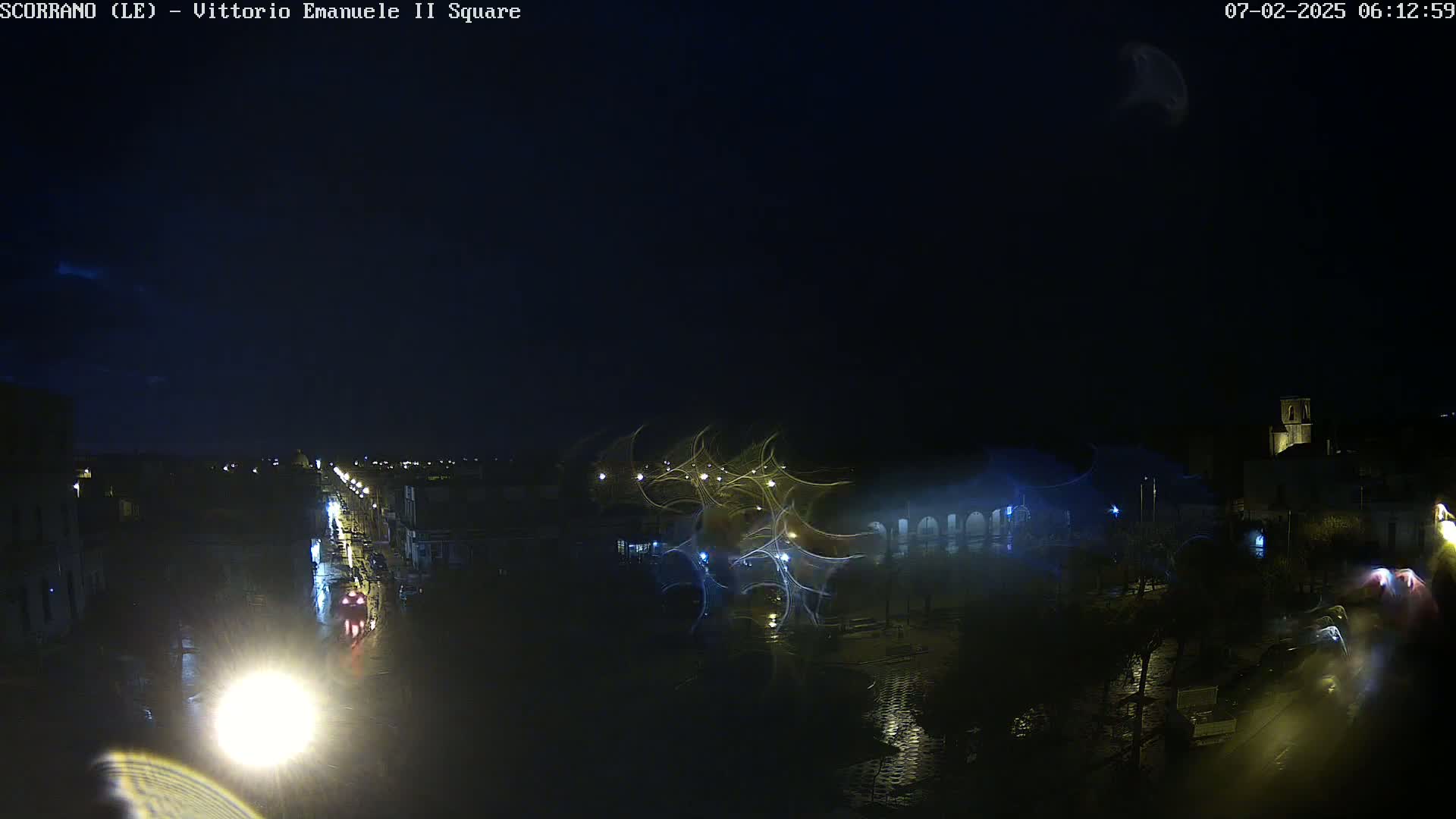 Scorrano, Piazza Vittorio Emanuele II Square Live Cam - Apulia, Italy