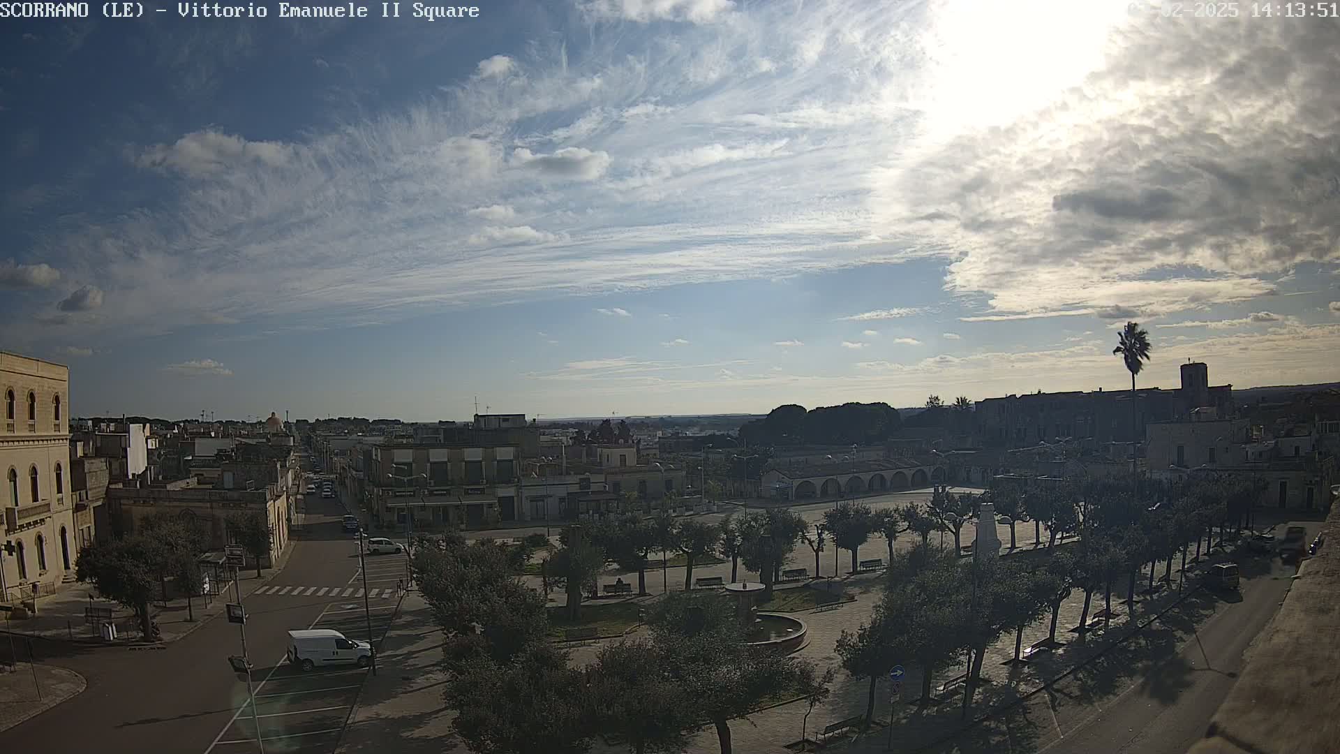 Scorrano, Piazza Vittorio Emanuele II Square Live Cam - Apulia, Italy