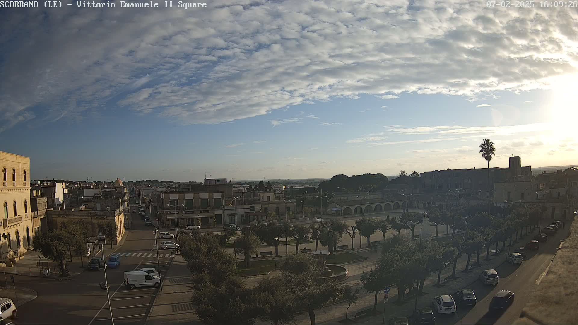 Scorrano, Piazza Vittorio Emanuele II Square Live Cam - Apulia, Italy