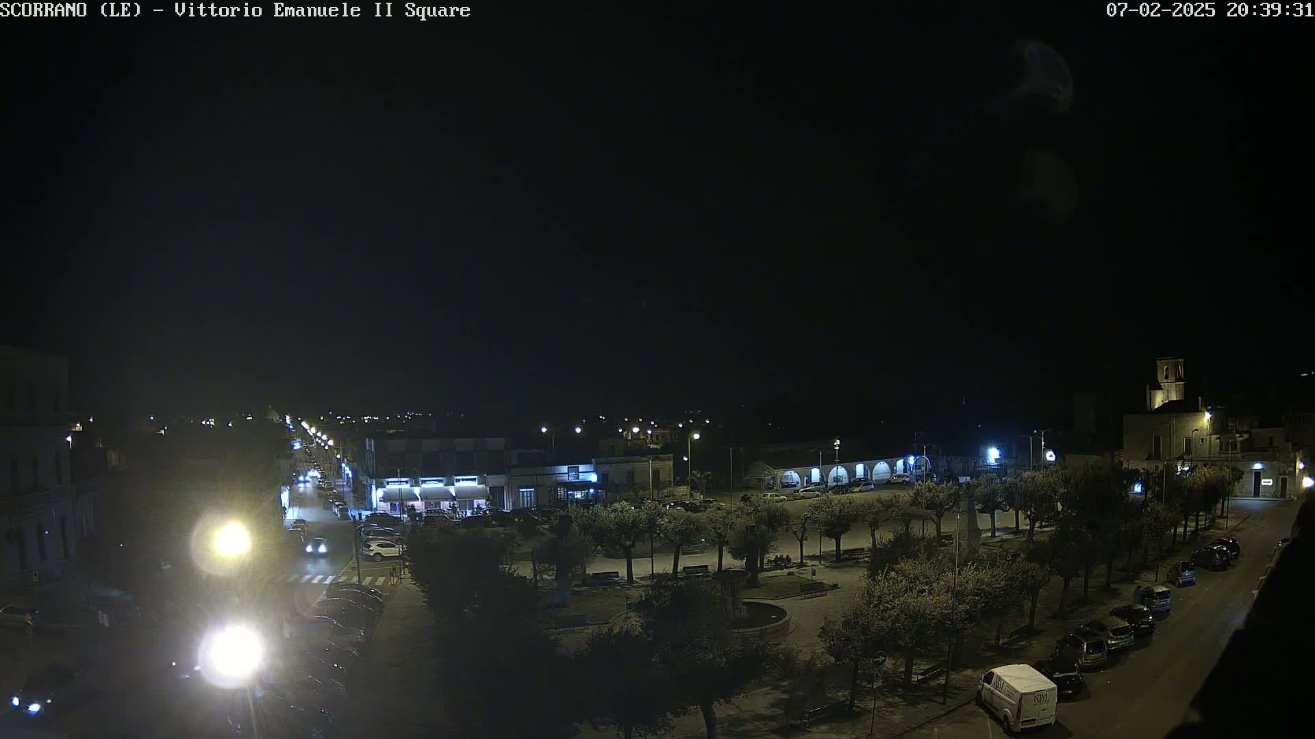 Scorrano, Piazza Vittorio Emanuele II Square Live Cam - Apulia, Italy