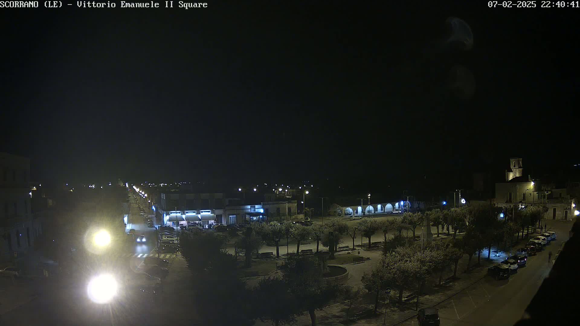 Scorrano, Piazza Vittorio Emanuele II Square Live Cam - Apulia, Italy