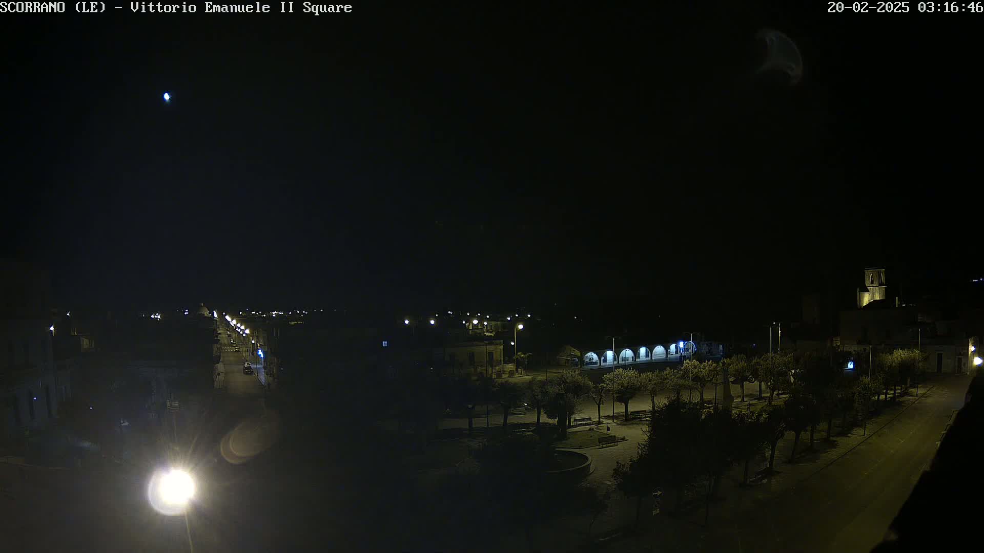 Scorrano, Piazza Vittorio Emanuele II Square Live Cam - Apulia, Italy