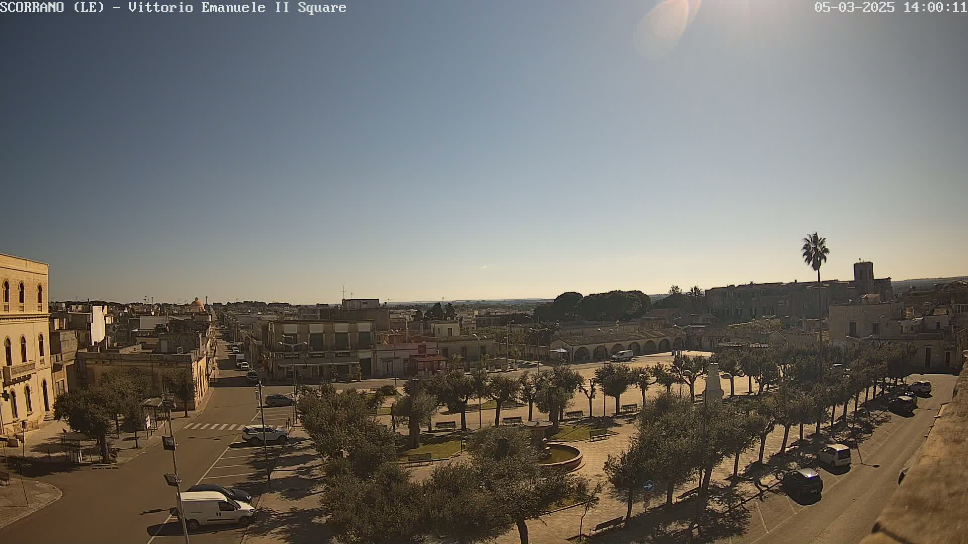 Scorrano, Piazza Vittorio Emanuele II Square Live Cam - Apulia, Italy