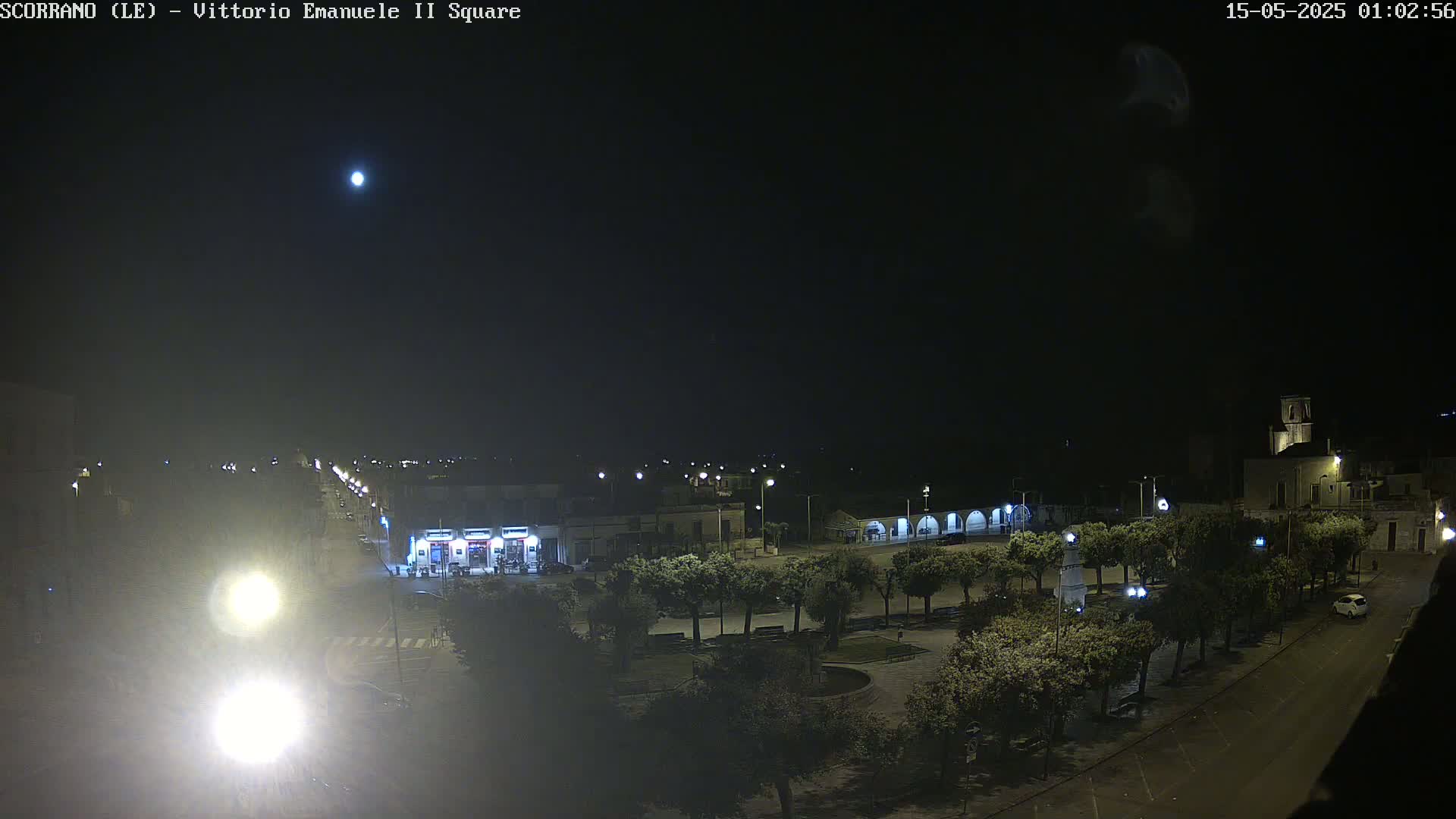 Scorrano, Piazza Vittorio Emanuele II Square Live Cam - Apulia, Italy