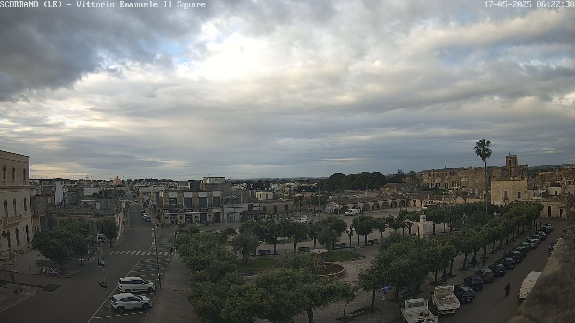 Scorrano, Piazza Vittorio Emanuele II Square Live Cam - Apulia, Italy
