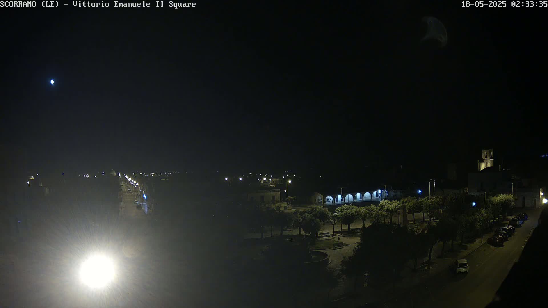 Scorrano, Piazza Vittorio Emanuele II Square Live Cam - Apulia, Italy